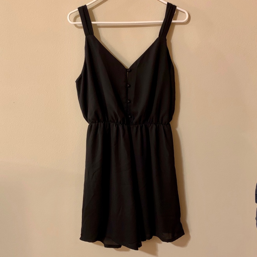 Sienna Sky Black Romper